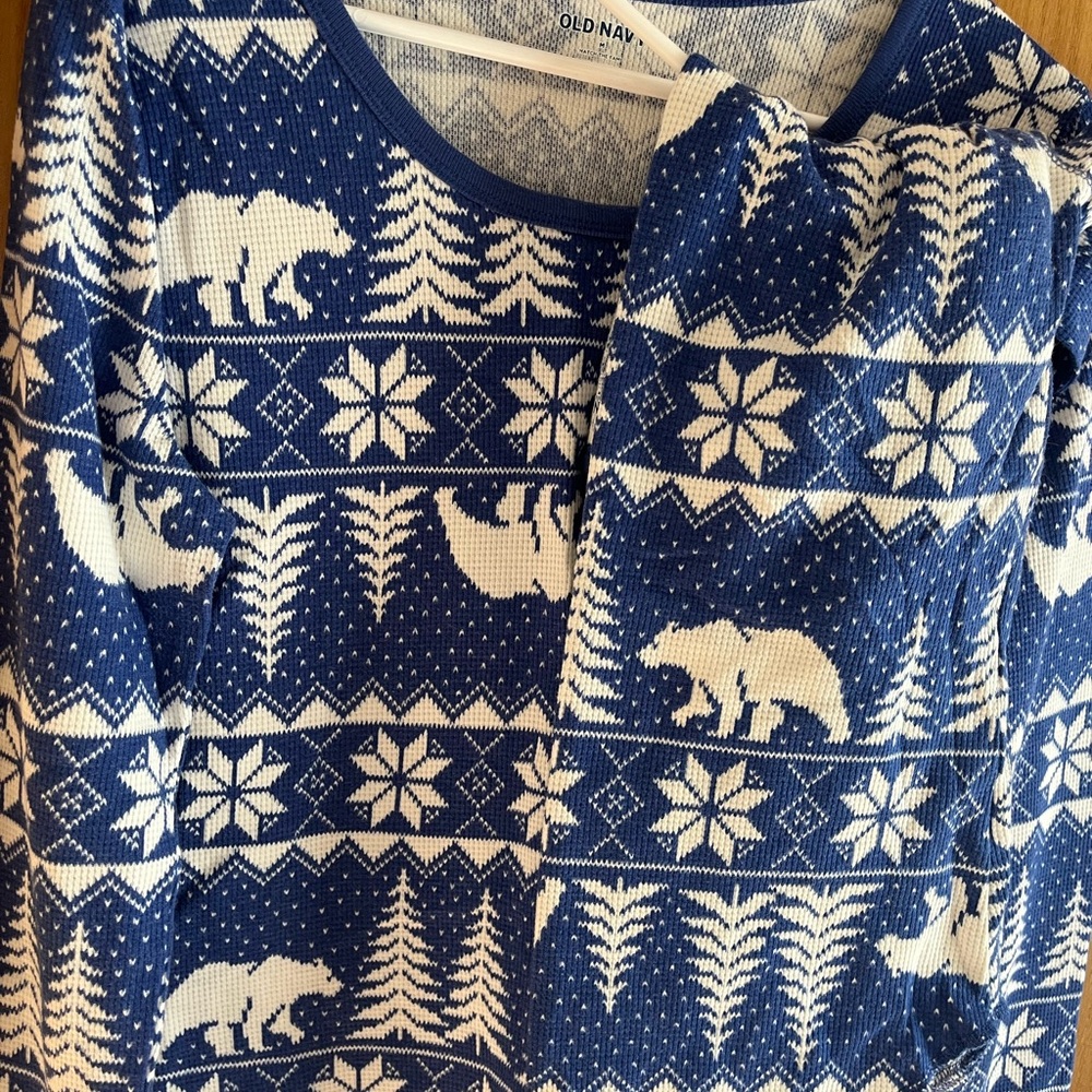Old Navy Christmas PJ Set